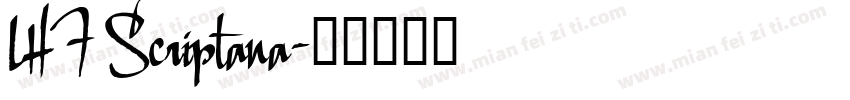 LHF Scriptana字体转换